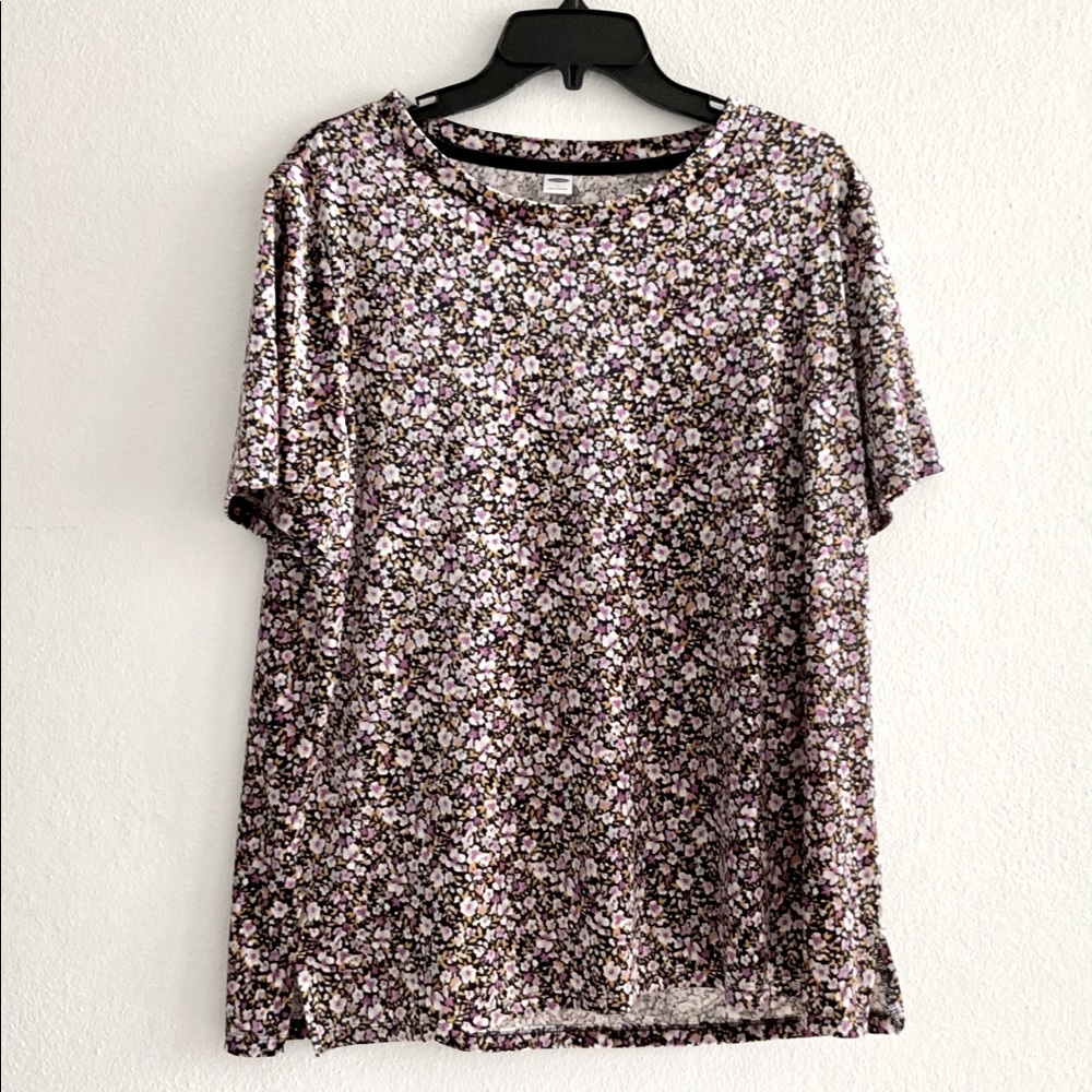 Flower pattern blouse